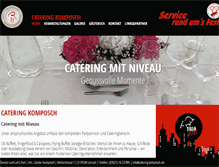 Tablet Screenshot of catering-komposch.de